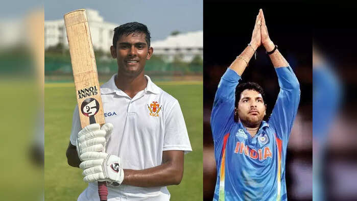 Cooch Behar Trophy Prakhar Chaturvedi Breaks Yuvraj Singh Record Become