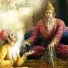 blindness of dhritrashtra was connected with his past life
