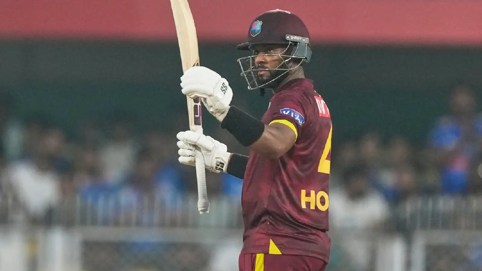 Photo: Samayam Malayalam Shai Hope Smashes Unbeaten Century as West Indies Post 247 Against India