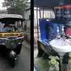 Auto Rickshaw During Covid 19,വാഷ് ബേസിൻ, സോപ്പ്, വൈഫൈ, ചെടിച്ചട്ടി ...