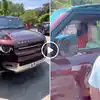 Ramdev Baba driving Land Rover Defender 130 - रामदेव बाबा चालवतायेत १ ...