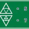 Optical Illusion Puzzle If the answer to the first triangle is 5 what ...