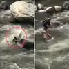Man fell into the river while taking a selfie in Kasol Video goes viral ...