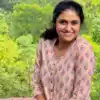 Rinku Rajguru in pink floral kurta set no-makeup look | रिंकू राजगुरूचा ...