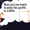 Tricky riddle with answer Flip the Giraffe Just One Matchstick One ...