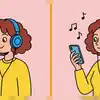 Viral Puzzle Can You Find 3 Changes Between These Two Girls Listening ...