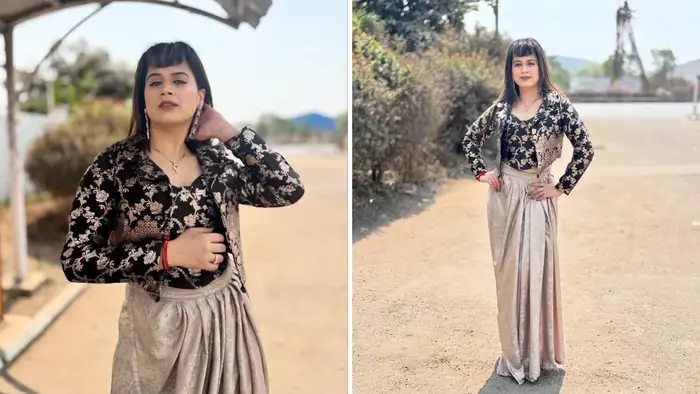 प्राजक्ताचा लुक 