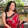 श्रुती मराठेचा अज्रखच्या साडीतील हटके लुक,स्मितहास्याने जिंकले मन ...