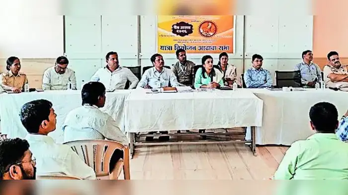 चैत्रोत्सवात आपत्ती नियंत्रणासाठी शंभर कर्मचारी चैत्रोत्सवात आपत्ती नियंत्रणासाठी शंभर कर्मचारी