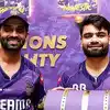 Ajinkya Rahane Injury; अजिंक्य रहाणेला अचानक मैदान सोडावं लागले; रिंकू ...