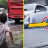 Real Hero Young Boy Stops Runaway Car Prevents Major Accident Video