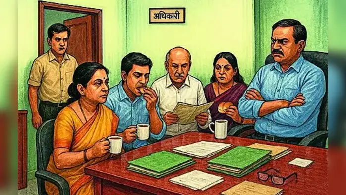 अधिकाऱ्यांना दमबाजी ते बनमस्क्याची मागणी... अधिकाऱ्यांना दमबाजी ते बनमस्क्याची मागणी...