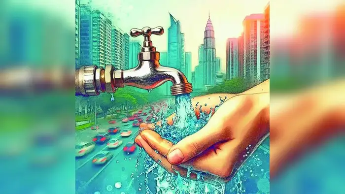 जलवाहिनीची स्वच्छता सुरू जलवाहिनीची स्वच्छता सुरू