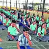 गुरुनानक हायस्कूलमध्ये योग दिन