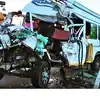 मिनी बस-ट्रकच्या धडकेमध्ये दोन ठार