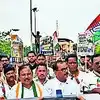 काँग्रेसची निदर्शने