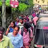 रिक्षांच्या विक्रमी रांगा