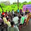 श्रमदानातून स्मशानभूमीची डागडुजी आणि स्वच्छता
