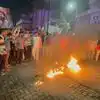 Thane News : पूर्णेकरांच्या न्यायासाठी ठाण्यात वातावरण तापलं, घोडबंदर रोड ठप्प, जमावाकडून जाळपोळ