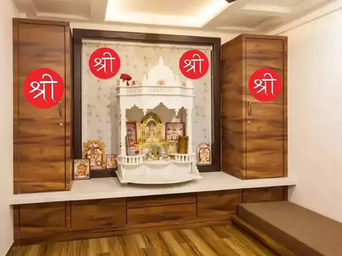 देवघरात ॐ,स्वस्तिक,श्री आणि कळस चिन्ह लावण्याचे अनेक फायदे, जाणून घ्या ...