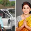 Neeraja Reddy Dies in Road Crash; महामार्गावर टायर फुटून कार दुभाजकाला ...