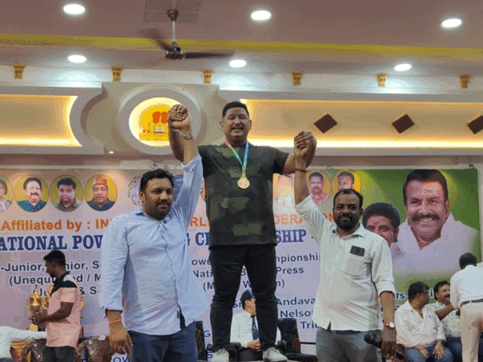 national power lifting competition pawan kumar becomes strong man of ...