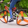 Man Riding Triangle Wheels Bicycle, Triangle Wheel Video : चौकोर पहियों ...