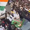 कटिहार: भारत जोड़ो न्याय यात्रा के काफिले में चल रही SUV का शीशा टूटा ...