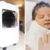 Is It Safe To Use AC For Newborn Baby,नवजात शिशु के लिए कूलर या AC ...