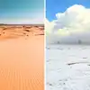 Snowfall In Al Jawf Saudi Arab Desert Know The Reason,कहर हुआ या ...