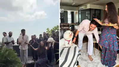 कार्तिक आर्यन के राखी के फोटो,कार्तिक आर्यन और बहन को मिले हैं बड़े सुंदर  संस्कार, शरारा पहनी कृतिका ने स्टाफ की सूनी कलाई पर भी बांधी राखी ...