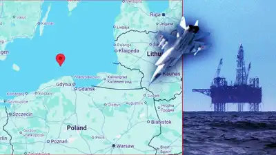 Russian jets over Baltic oil platform Russian jets over Baltic oil platform