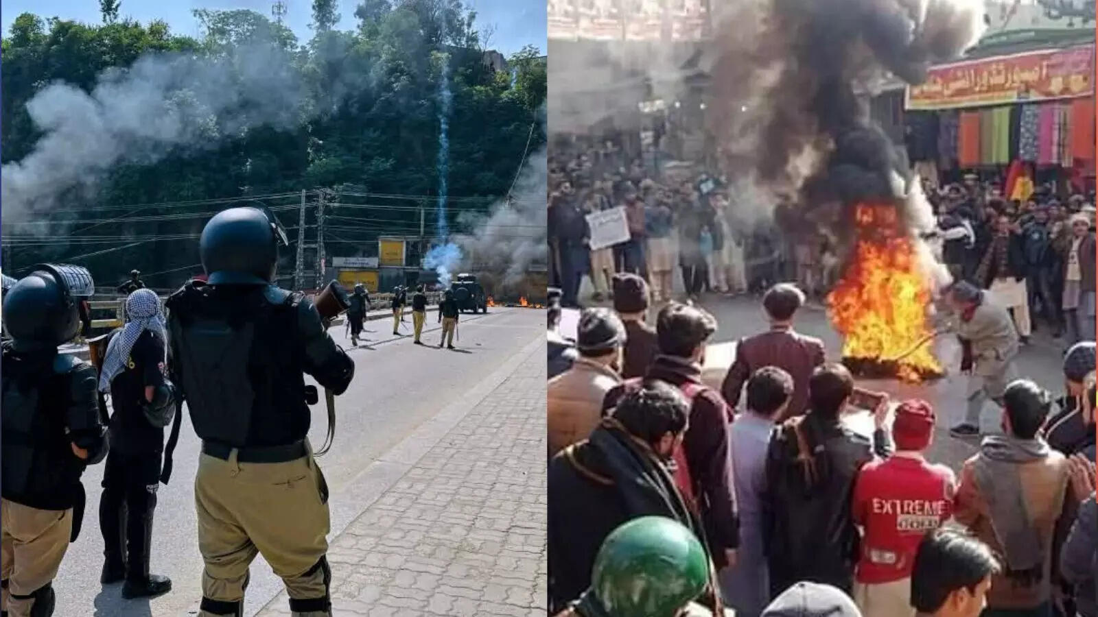 PoK में बद से बदतर हुए हालात, रात के अंधेरे में भिड़े लोग और सुरक्षाबल, सैनिकों को एयरलिफ्ट करने पर मजबूर मुनीर