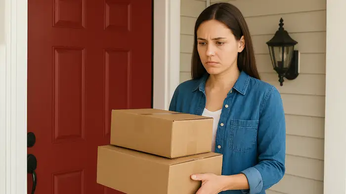 Women got wrong box Women got wrong box