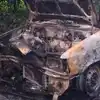 Burn car