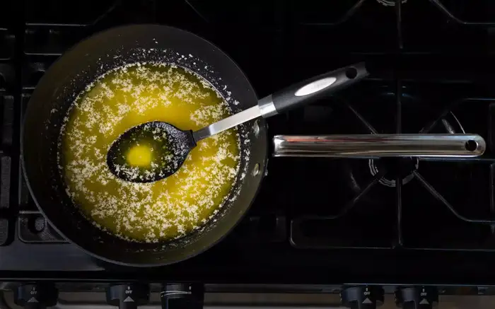 घी को गर्म करके पहचानना