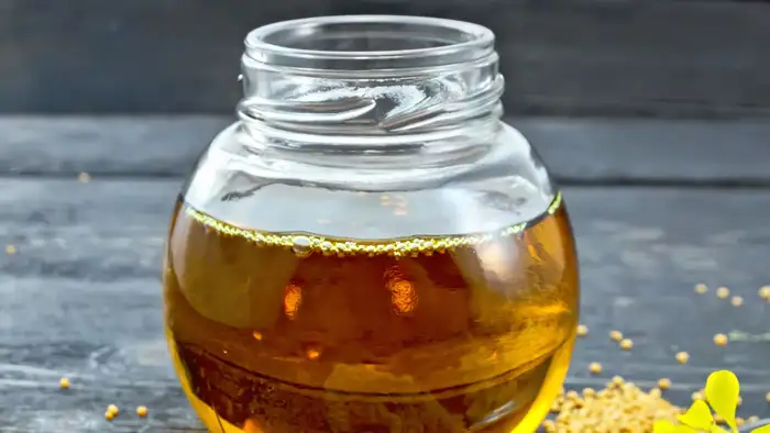 सरसों तेल और गैस की आंच का तरीका