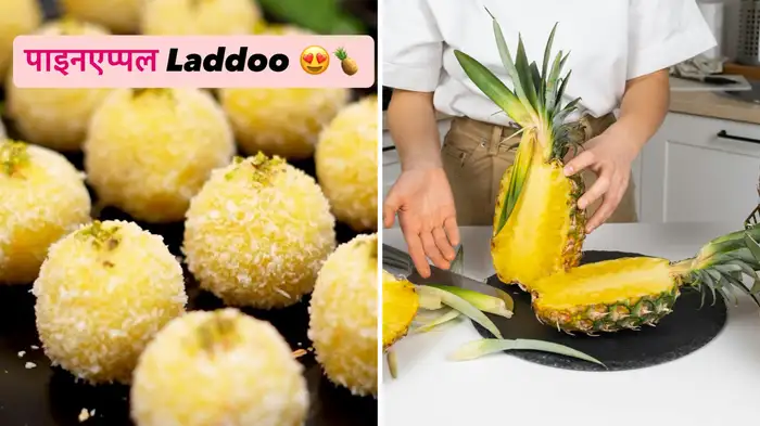 Pineapple laddoo Poonam devnani recipe Pineapple laddoo Poonam devnani recipe