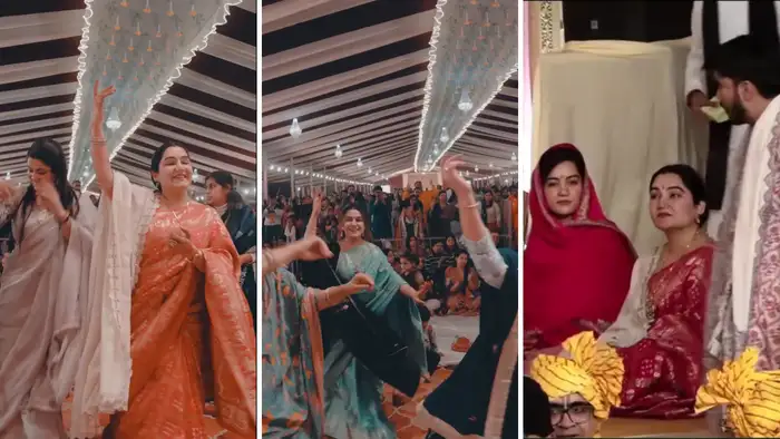 महाराज जी की बहनों का डांस भी छाया