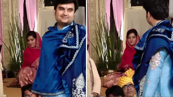 पत्नी की सादगी की सब कर रहे तारीफ