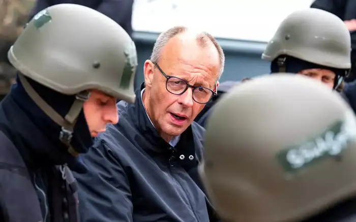 Chancellor Merz Visits German Navy In Rostock