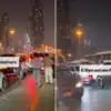 Woman gets stuck in Dubai traffic