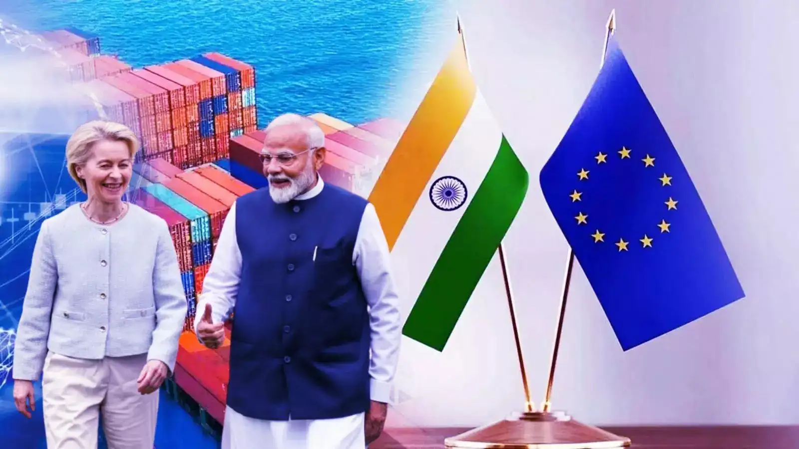 भारत-यूरोपीय संघ (EU) FTA वार्ता के समापन का एलान: 18 साल बाद ‘ऐतिहासिक’ डील की दिशा में बड़ा कदम