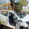 school bus car accident in Rewari