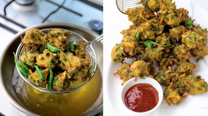 palak Pakoda palak Pakoda