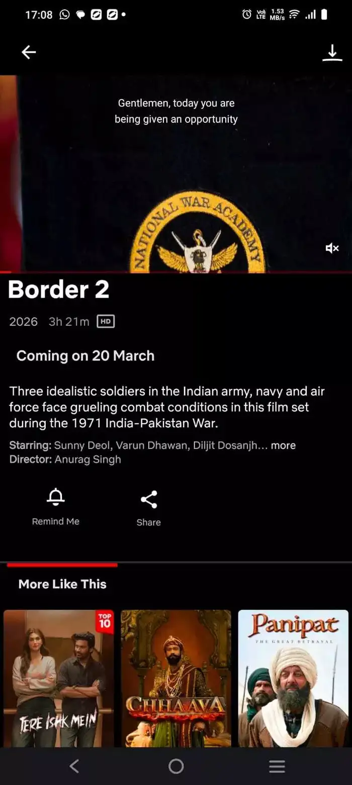 border 2 ott release date