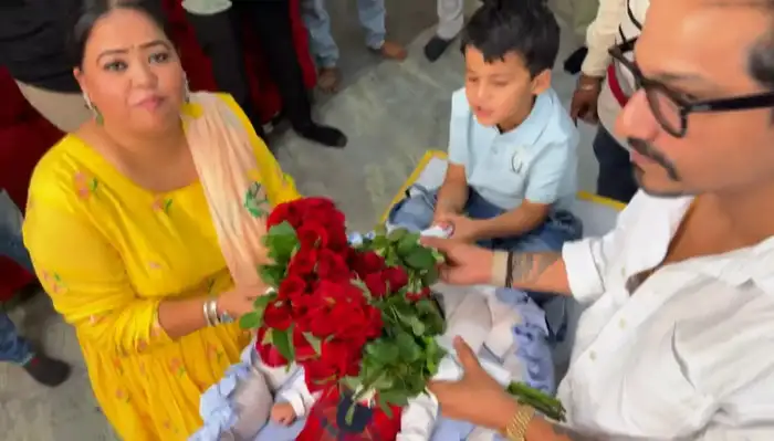 Bharti Singh reveal son Kaaju face