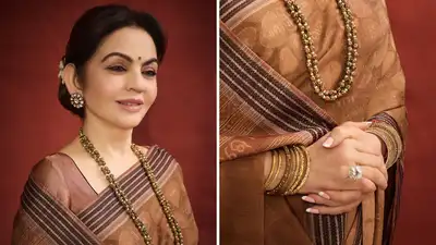 जूलरी ने किया साड़ी को कॉम्प्लिमेंट