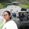 Mamata Banerjee: मुख्यमंत्री के हेलीकॉप्टर के पास दिखा ड्रोन, देखते ही भड़कीं ममता बनर्जी