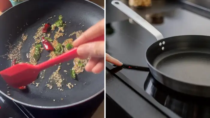 राई और करी पत्ते का स्पेशल तड़का